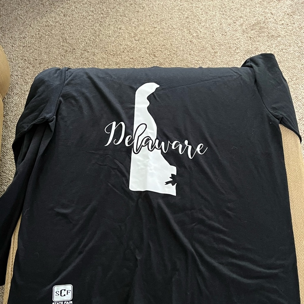 Women’s, black “Delaware” State Farm collection long sleeve XL